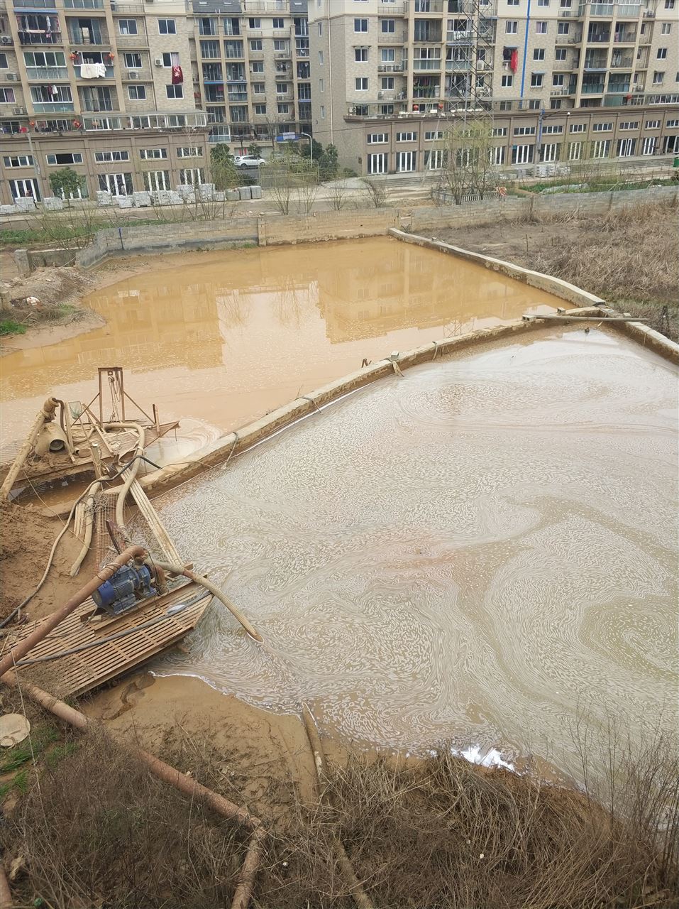 杜集沉淀池淤泥清理-厂区废水池淤泥清淤
