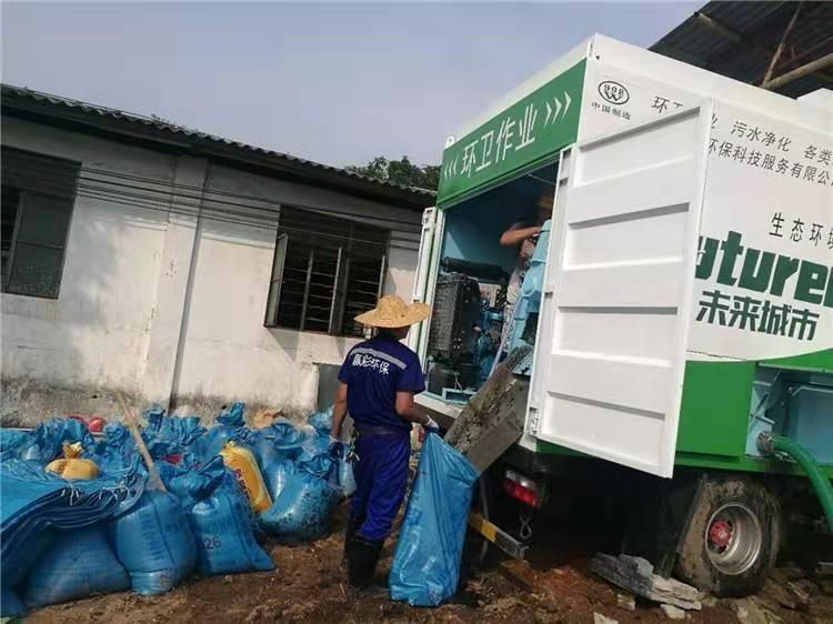 杜集工业污泥压干处理